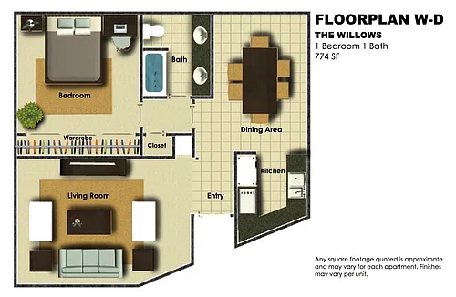 Floor plan W-D