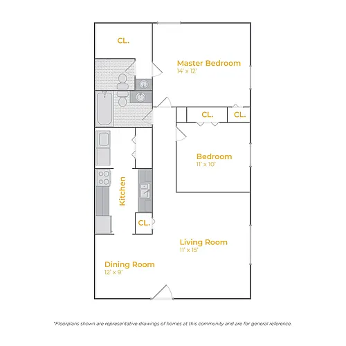 Floor plan Cleveland 211