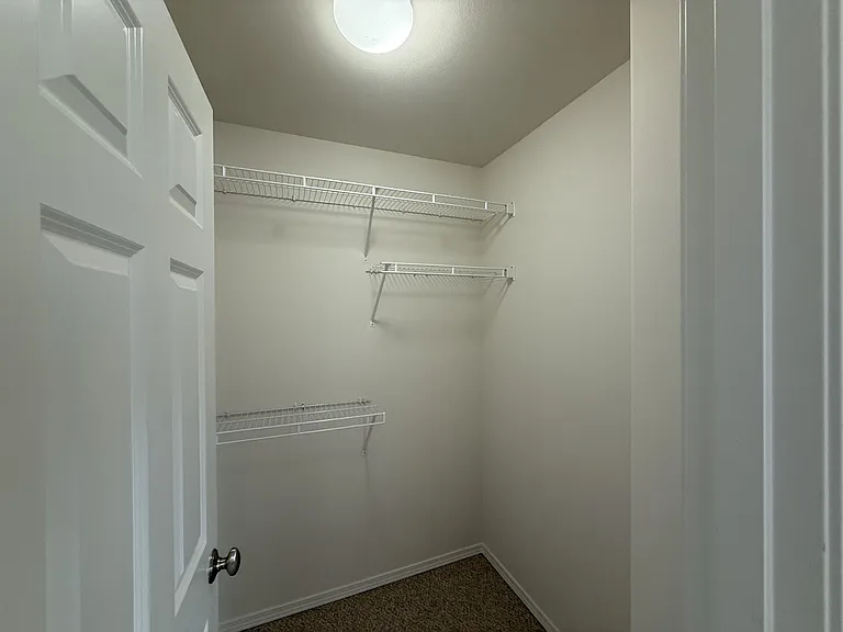 Bedroom 2's walk-in closet