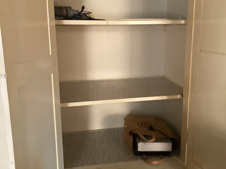 Hallway linen closet