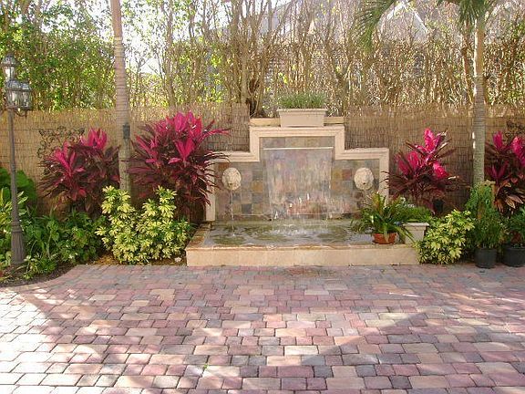 Our rear yard fountain