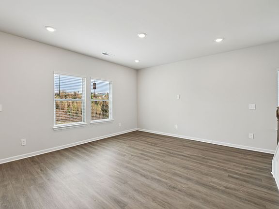 The Dallas floorplan with the Cozy Almond interior package modeled at Hawthorne Station.