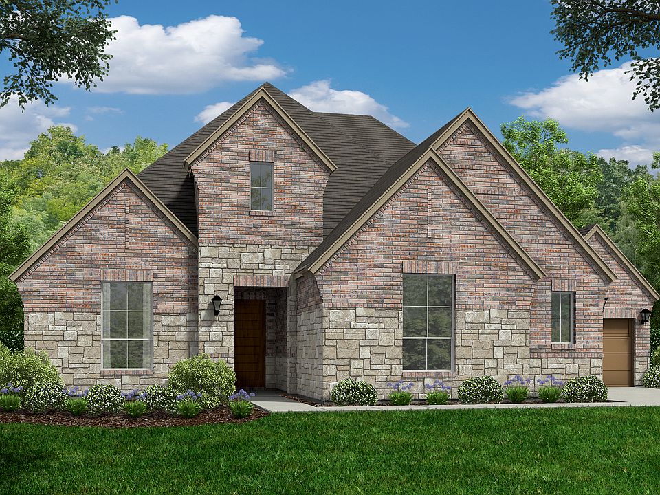 Plan 815 Elevation D with Stone
