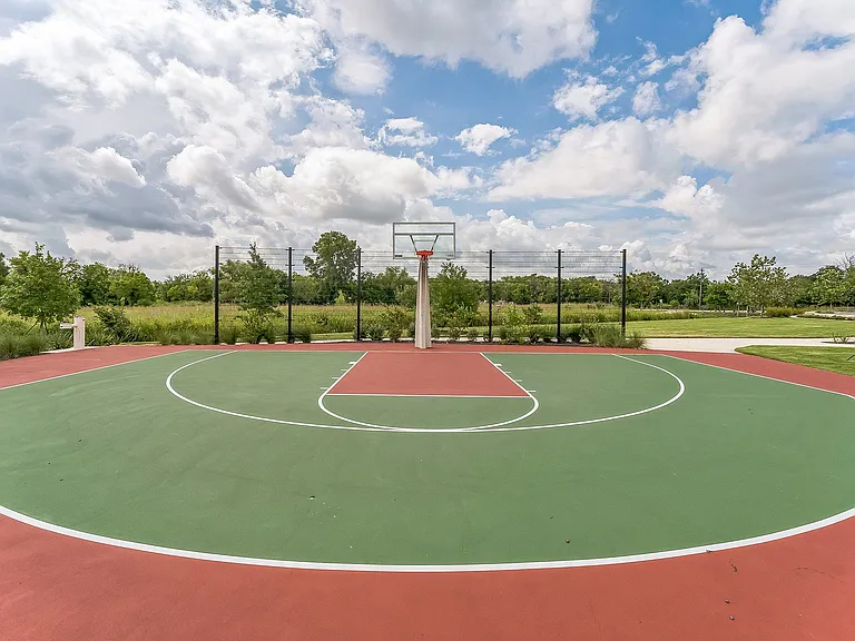 Enjoy a friendly game of basketball with friends and neighbors