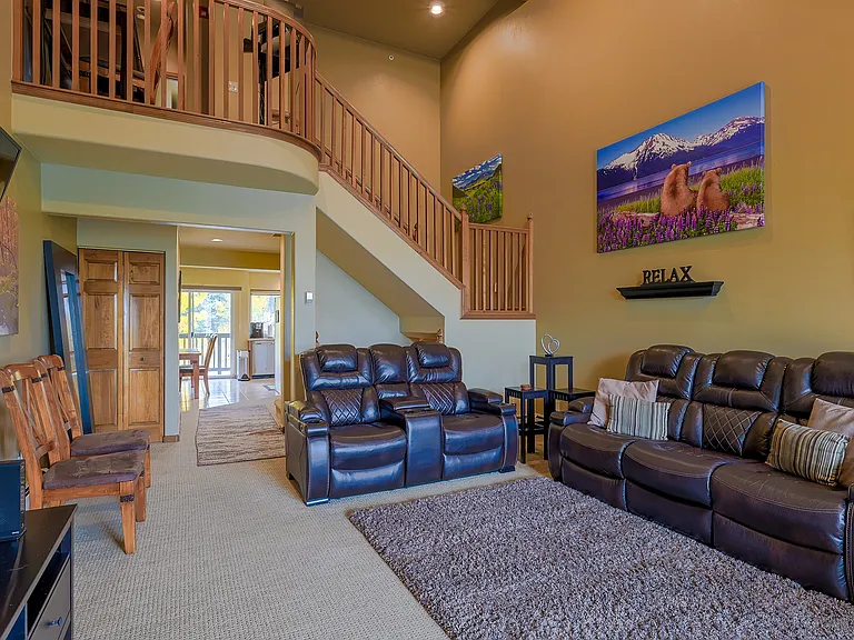 Living room on middle level