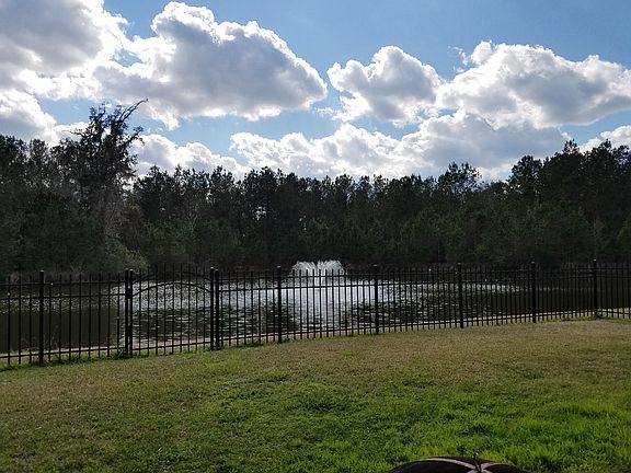 Backyard and Pond
