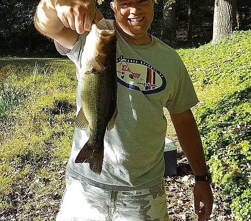 Fishing in our pond