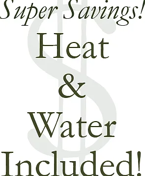 Heat, Water, and Sewer Included