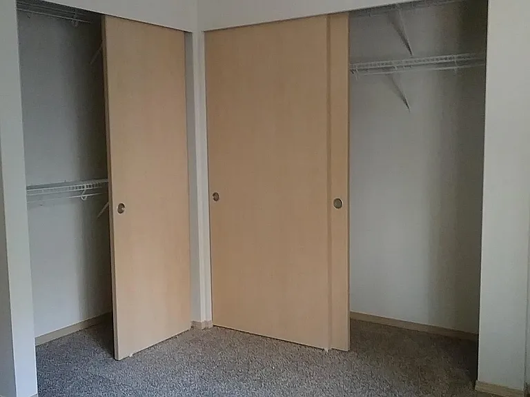 Masters very large double closet.