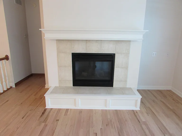 Gas fireplace in main living area