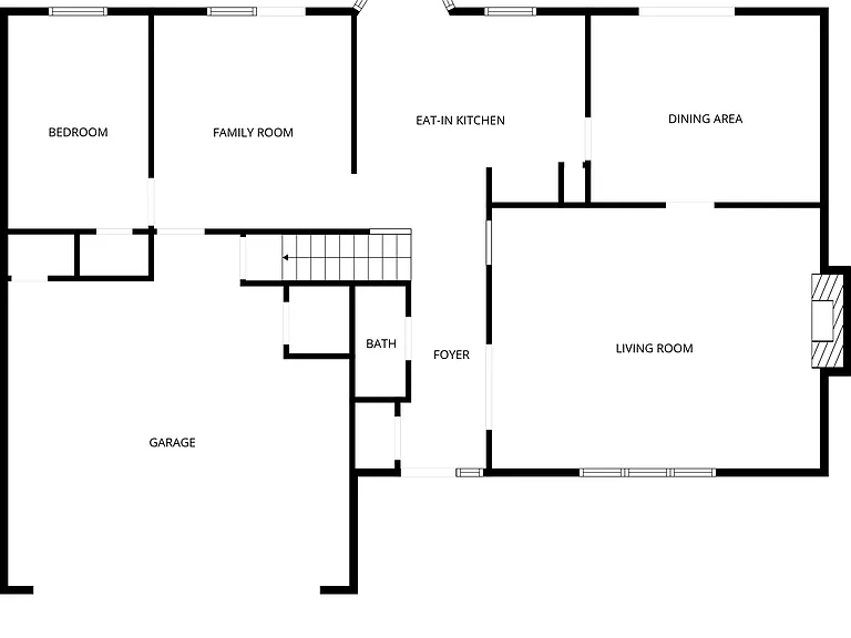 Floor plan for Main Level