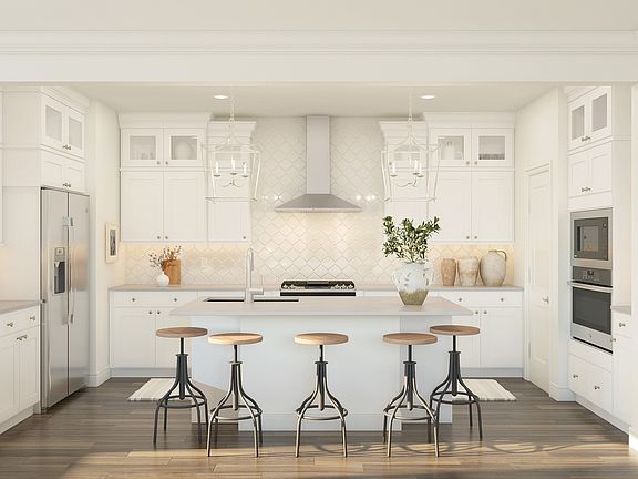 Kitchen adjacent to dining area