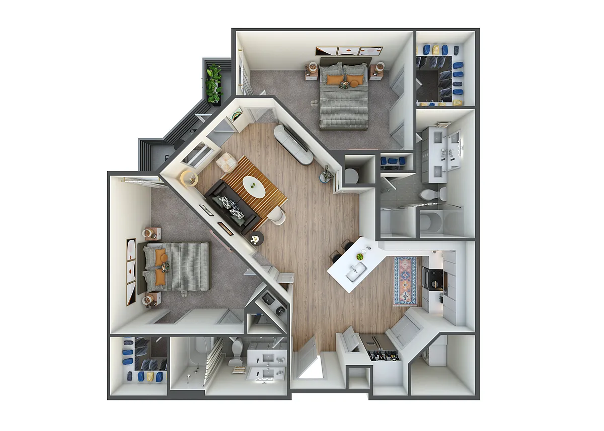 Floor plan B3