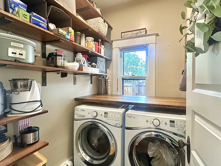 Pantry and Washer/Dryer