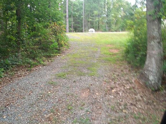 Lake side entrance to lot 