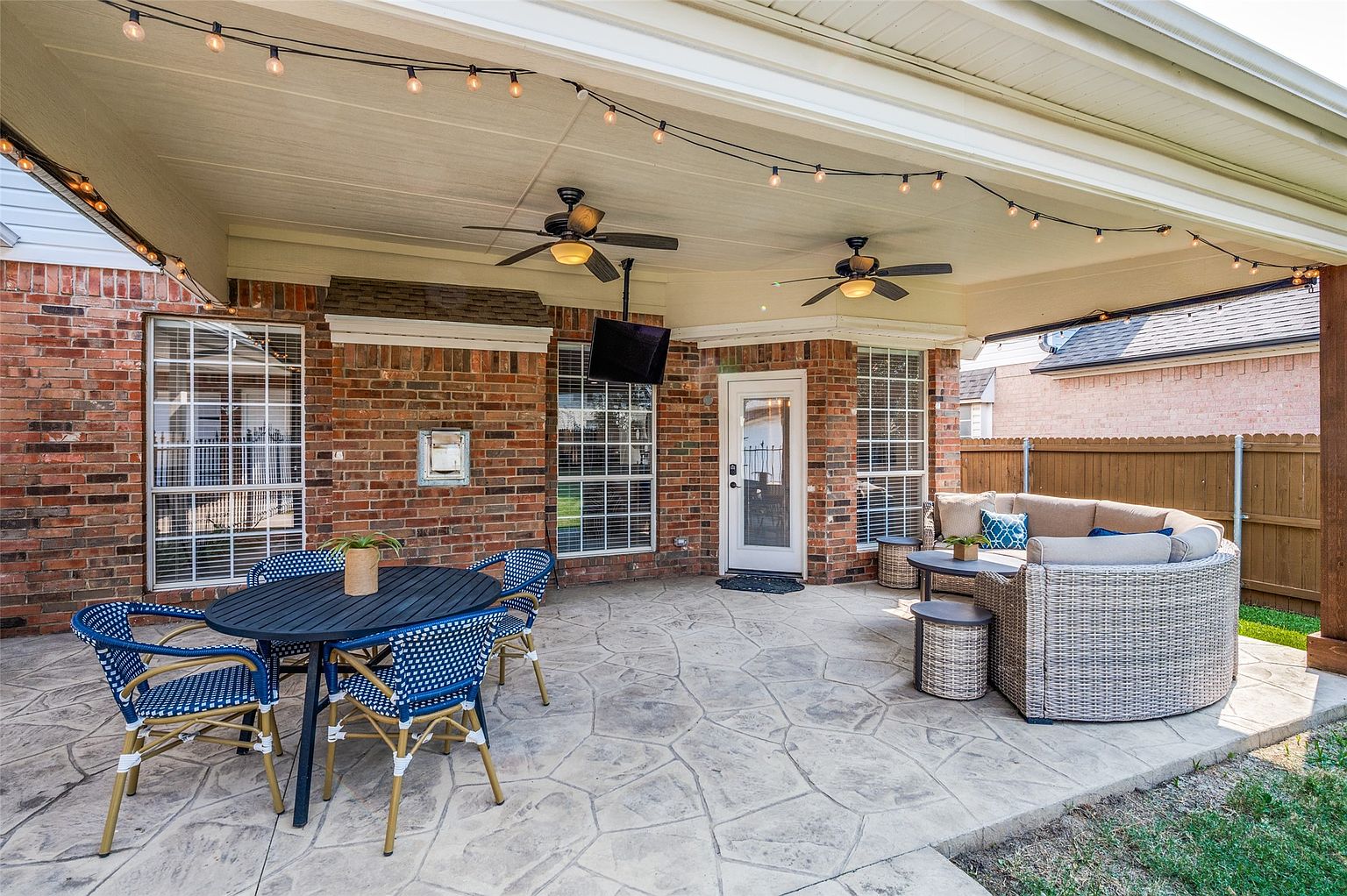 Home with bright interiors and well-maintained exterior
