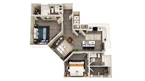 Floor plan B3
