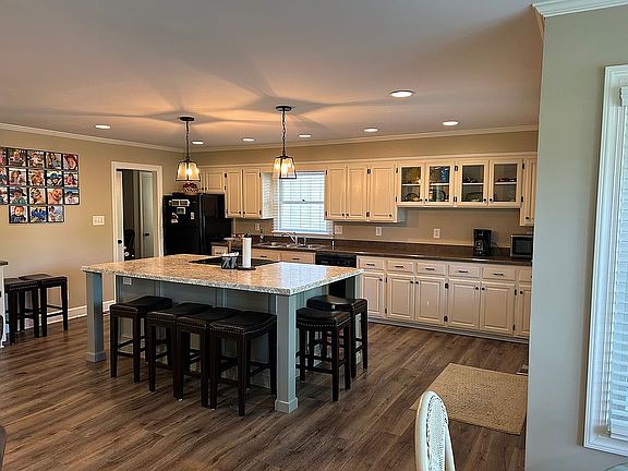 Open kitchen with island
