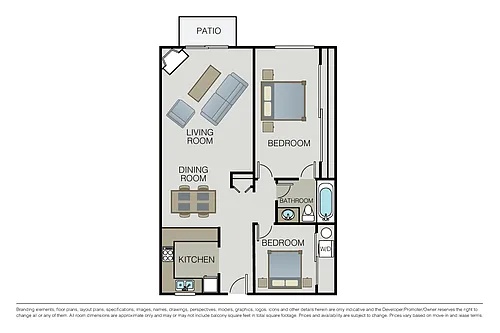 Floor plan The Spinnaker