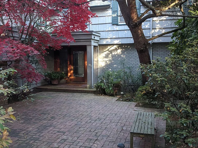 Custom Front Door, inner front courtyard