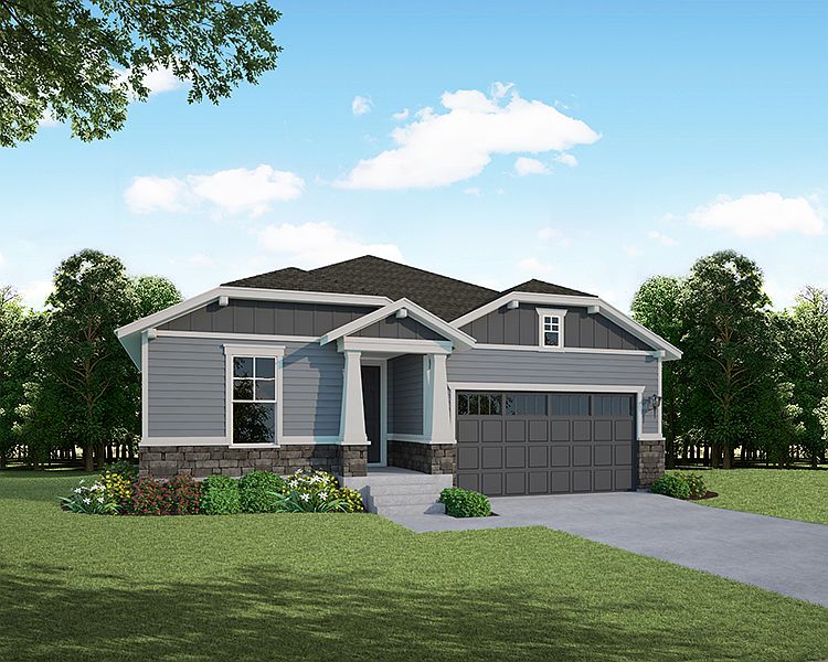 Plan C411 Elevation B w Stone