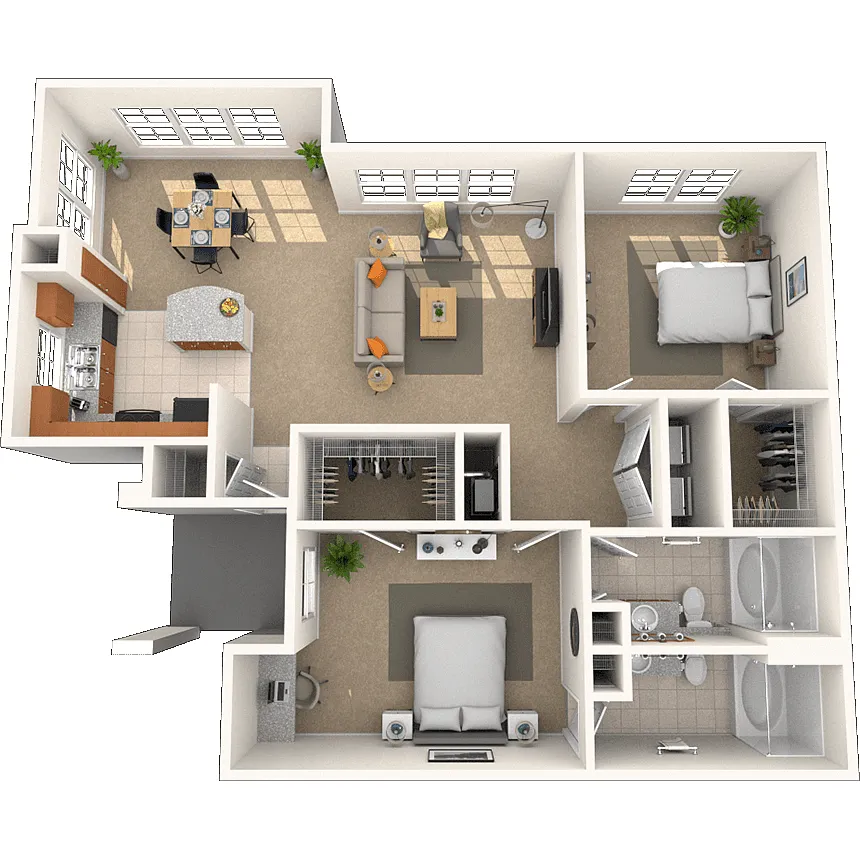 Floor plan Glasner