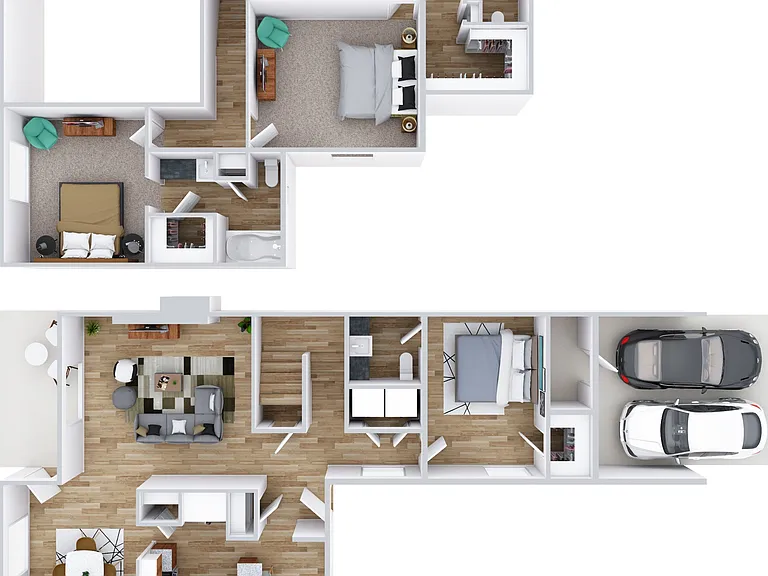 3 Bedroom | 2.5 Bath | Townhouse | 1671 SF 3 Bedroom | 2.5 Bath | Townhouse | 1671 SF