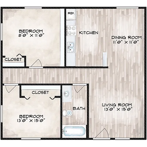 Floor plan Lombardy