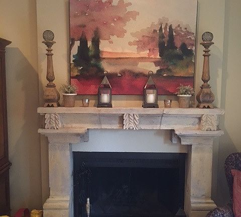 Fireplace in Living Room