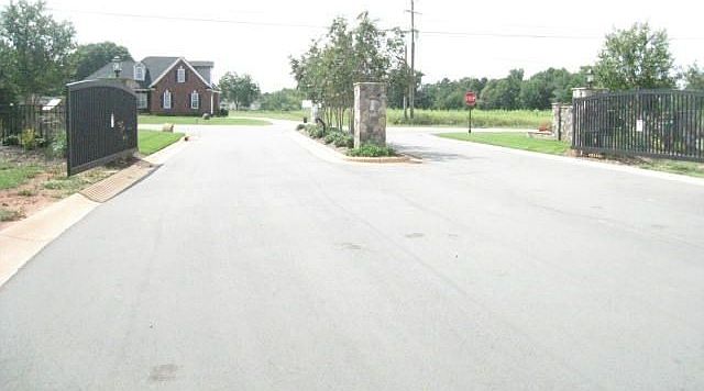 Professionally Landscaped Entrance Way