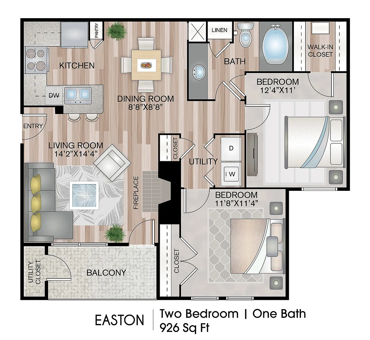Floor plan Easton