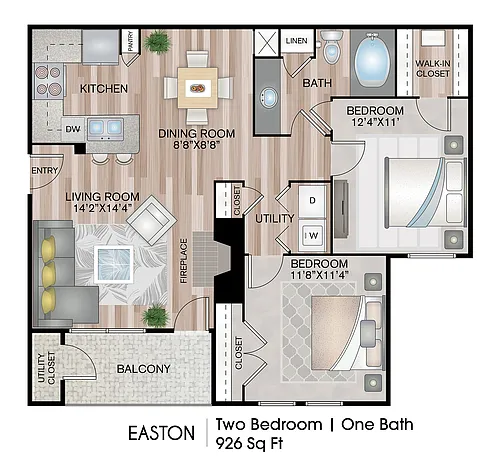 Floor plan Easton