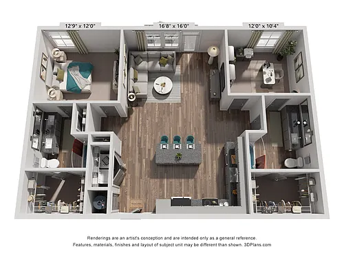 Floor plan WAVE