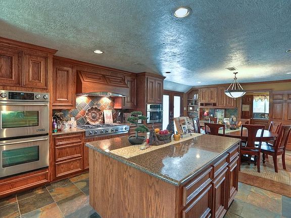 KITCHEN HAS DOUBLE CONVECTION OVENS AND BUILT IN MICROWAVE