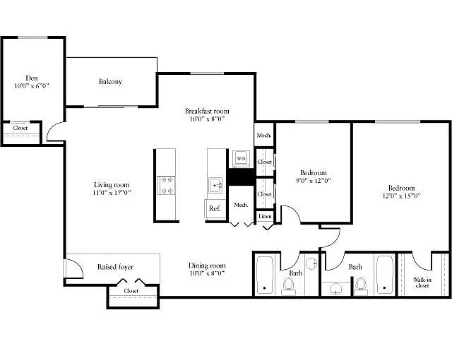Floor plan 1160
