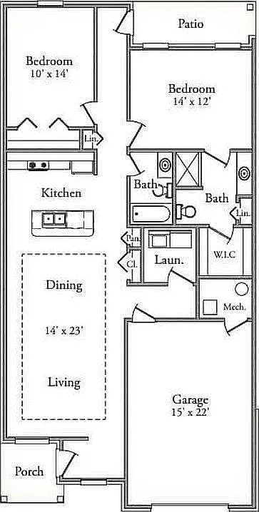 Floor plan Aspen Ranch