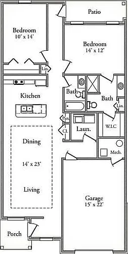 Floor plan Aspen Ranch