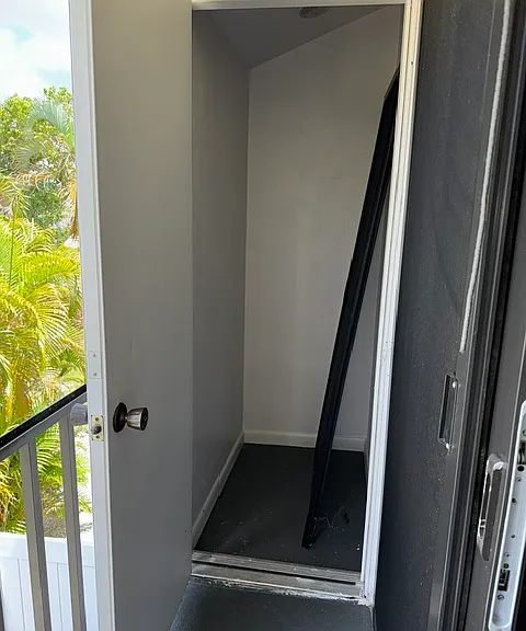 Extra Storage closet on Balcony