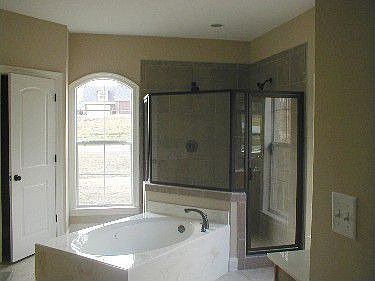 Master Bath With Walk Through Shower