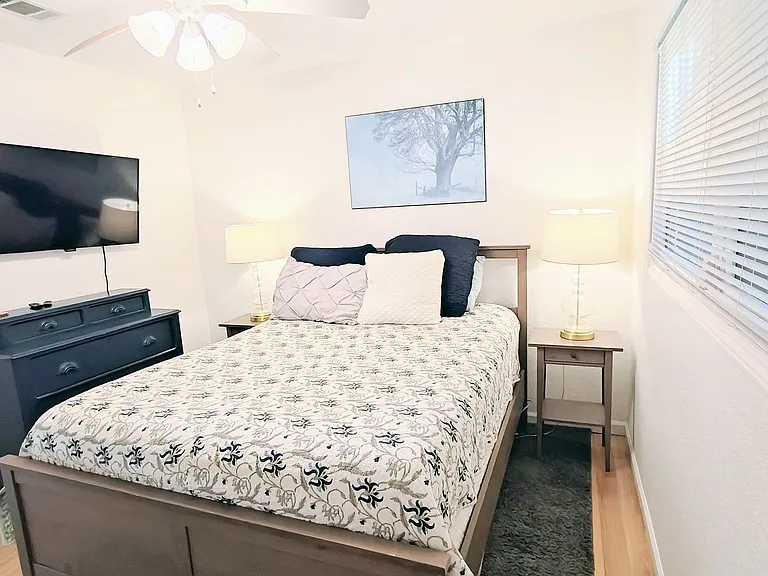 Second hall bedroom. Closet behind viewer.