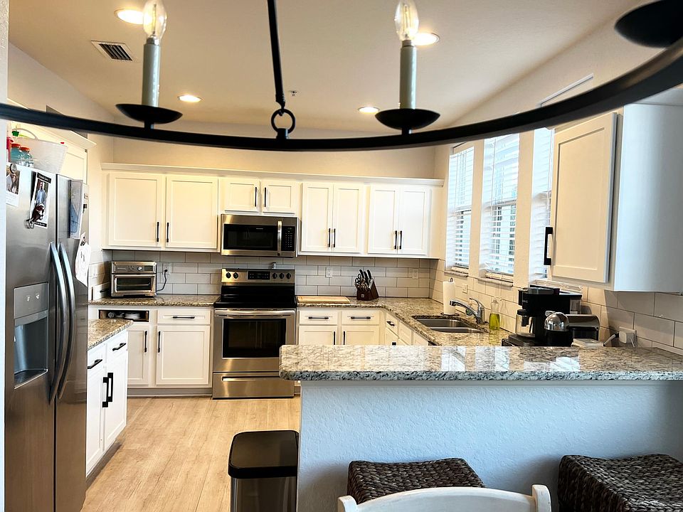 Kitchen view from dining