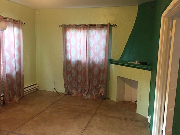 living room with fireplace