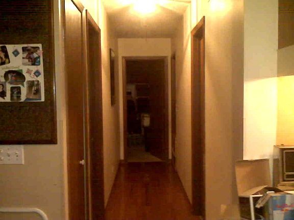 hallway with hardwood floor