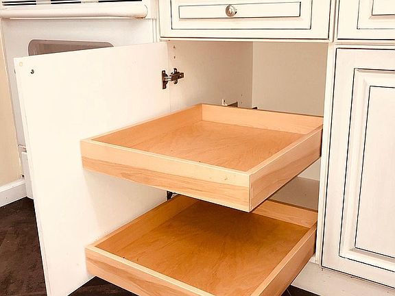 Slide out cabinets