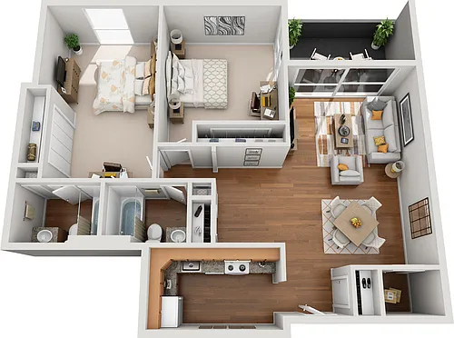 Floor plan 2G