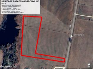 LOT 1.18 Heritage Rd, Gordonville, TX 76245