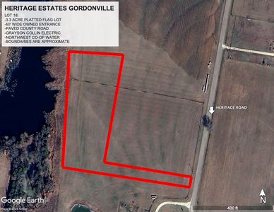 LOT 1.18 Heritage Rd, Gordonville, TX, 76245