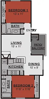 Floor plan B2