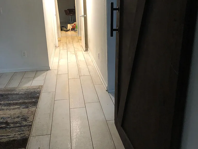 Hallway looking out from master bedroom