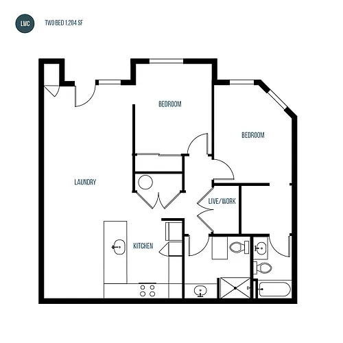 Floor plan Live/Work C